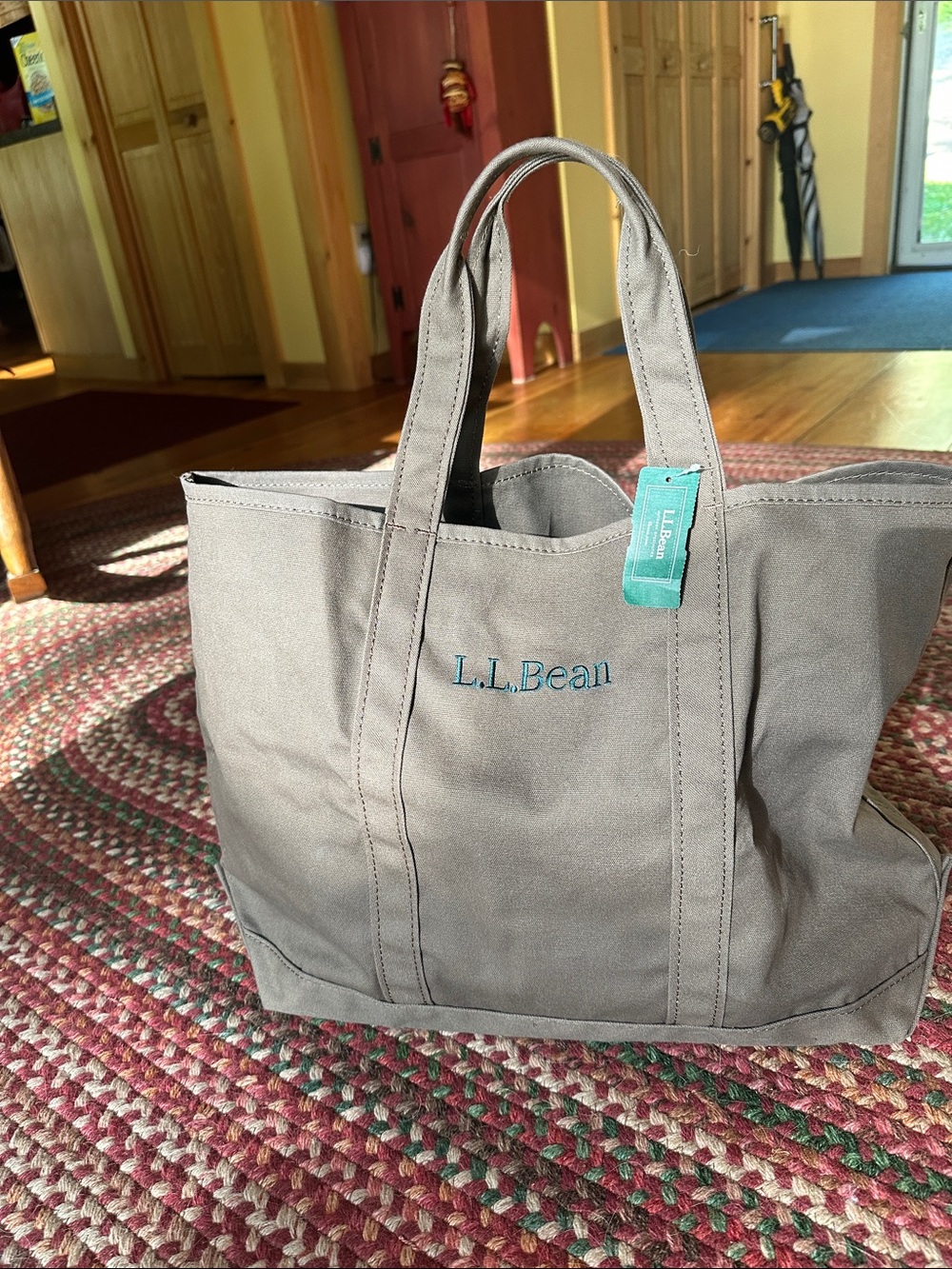 NWT LL Bean 🇯🇵 Japan Edition - Large Canvas Shopper brown